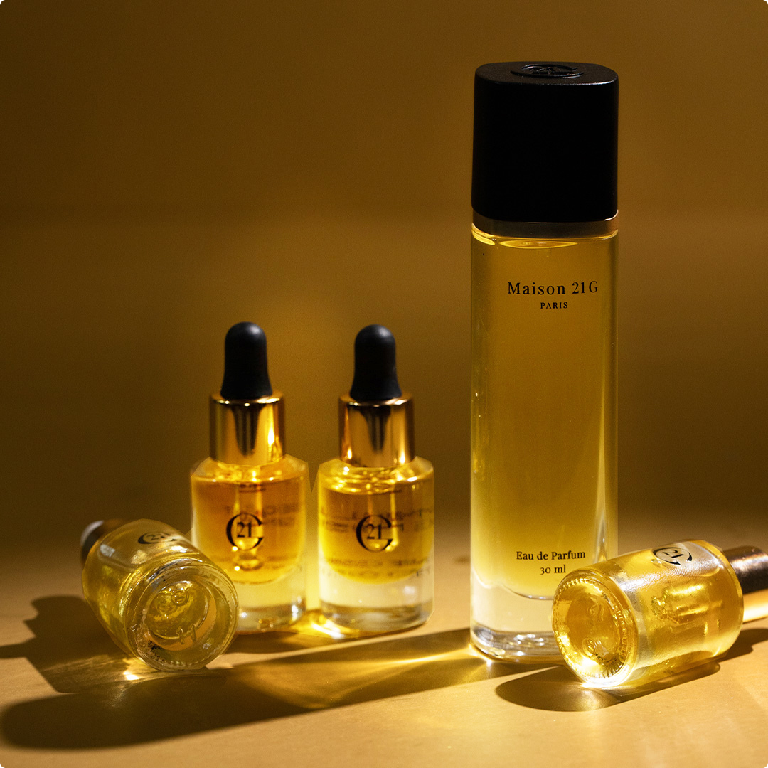 Create your own perfume. Perfume creator Maison 21G